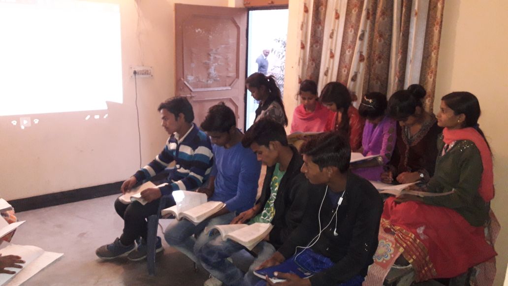 Students in a classroom session at the Faridabad Centre